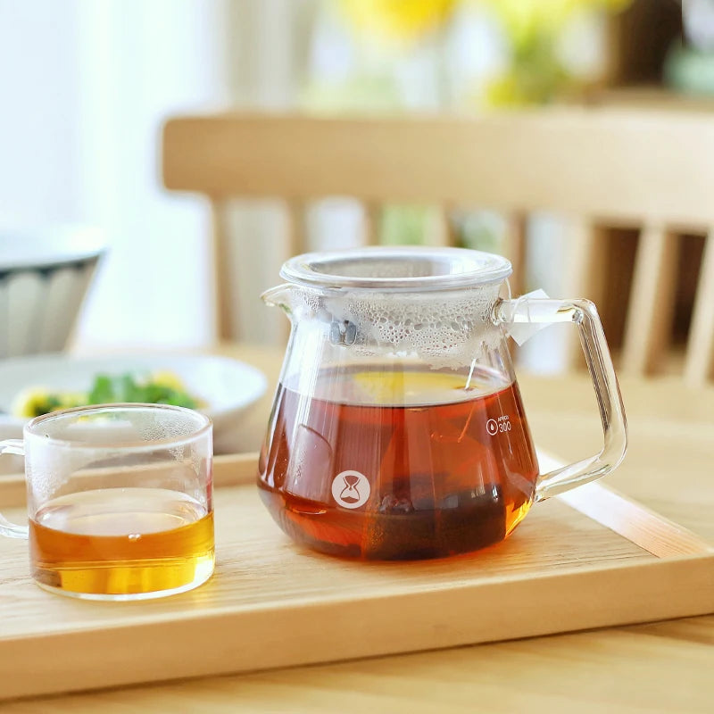 Glass Coffee Server – 360ml/600ml with Water Level Display