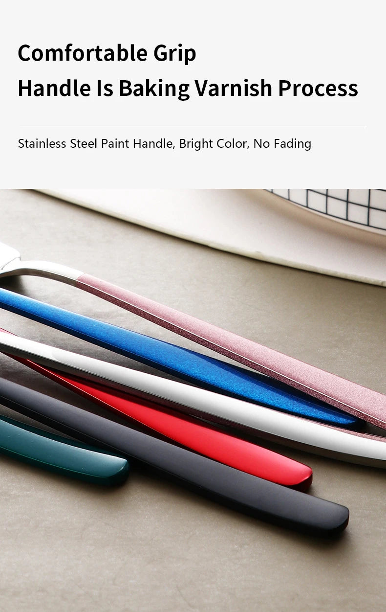 304 Stainless Steel Portable Tableware Set – Knife, Fork & Spoon with Box