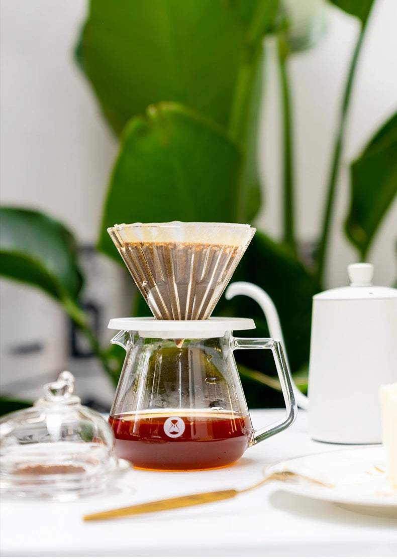 Glass Coffee Server – 360ml/600ml with Water Level Display
