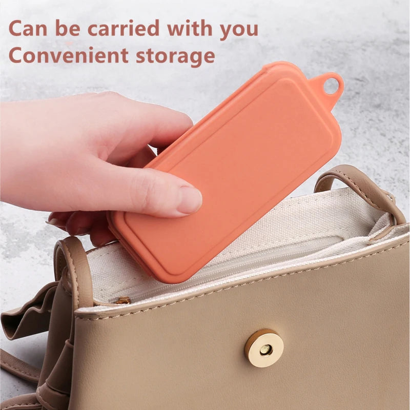 4-Piece Portable Wheat Straw Tableware Set – Travel & Camping