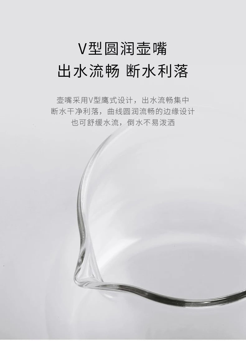 Glass Coffee Server – 360ml/600ml with Water Level Display