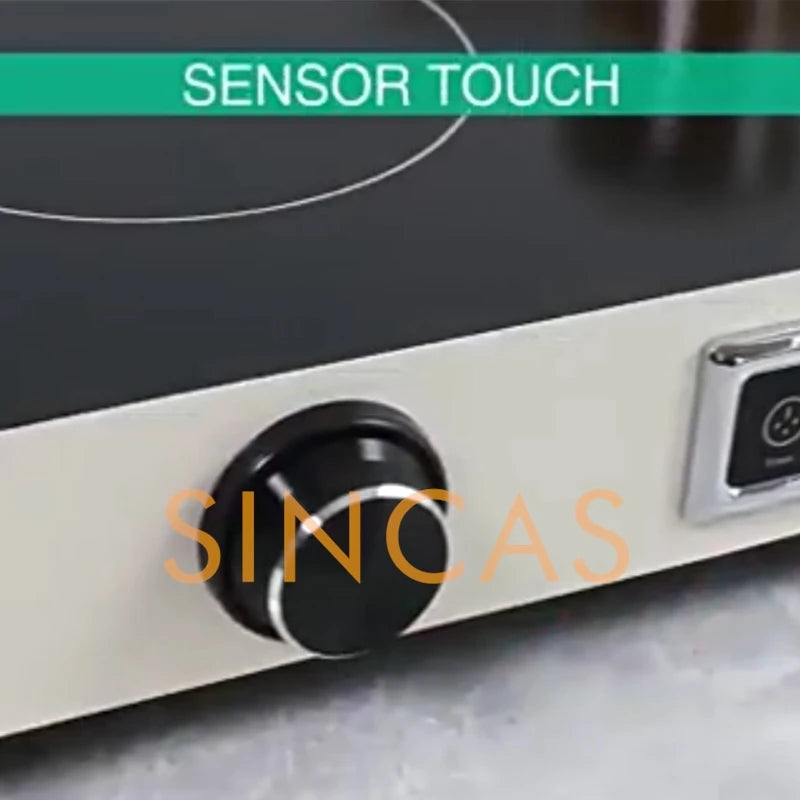 Double Electric Ceramic Cooktop – 2200W Induction & Infrared Stove