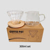 600ml Pour Over Coffee Maker Set – Glass Carafe & Filter
