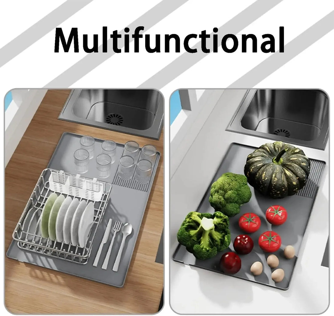 Coffee Machine Silicone Mat – Drain & Insulation Protection Pad