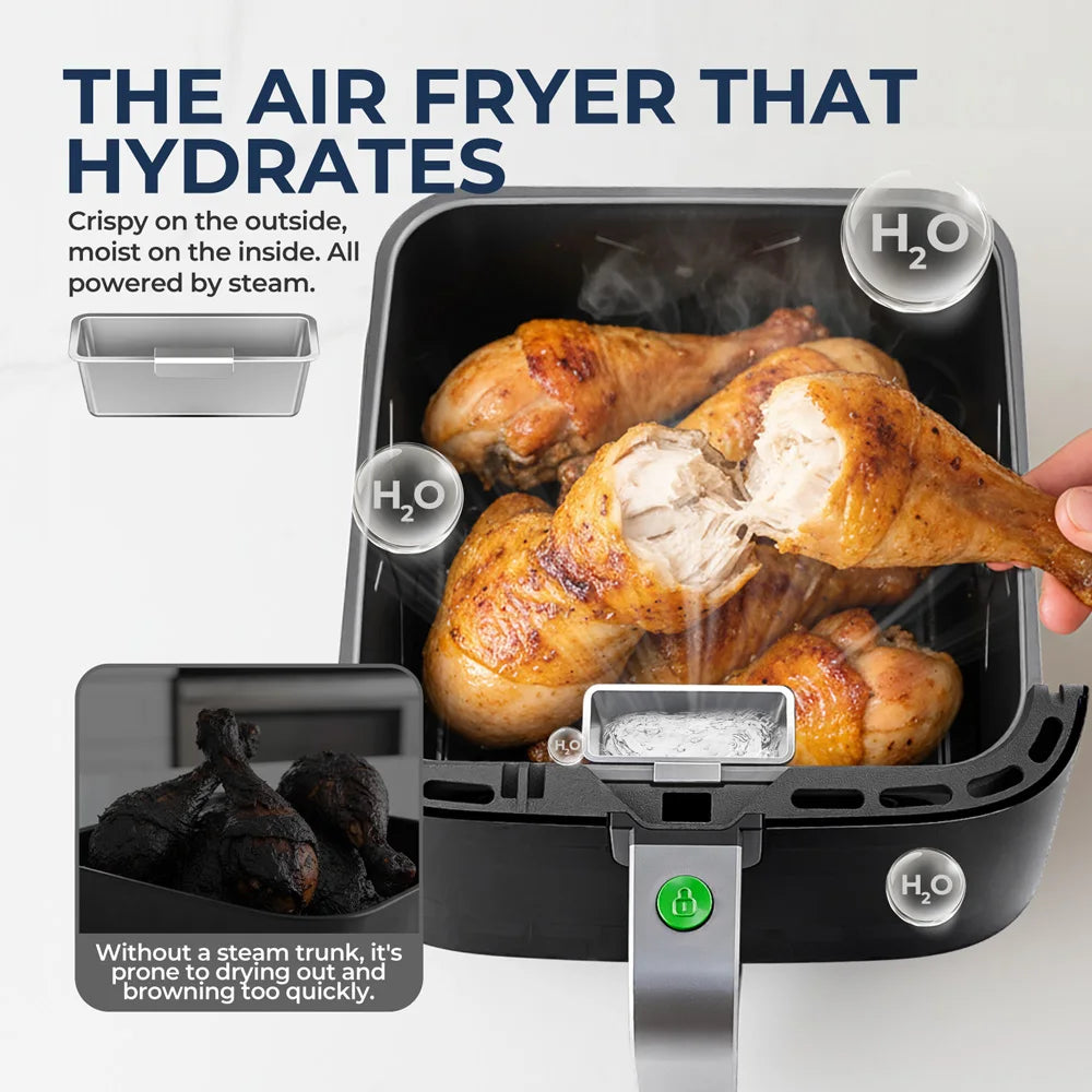 5L Electric Air Fryer – Touch Control, Nonstick Basket & Window