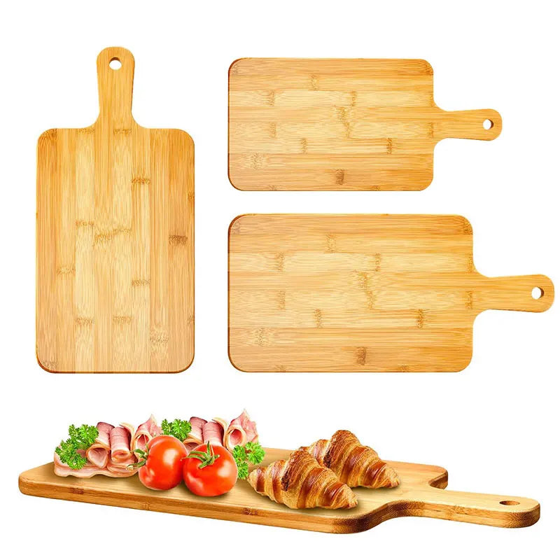 Bamboo Cutting & Serving Board with Handle