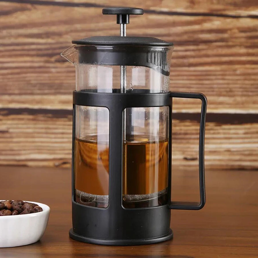 Stainless Steel Tea & Coffee Brewer – Heat-Resistant with Filter