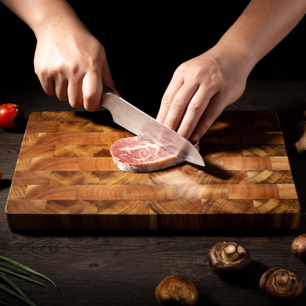 Double-Sided Acacia Wood Cutting Board