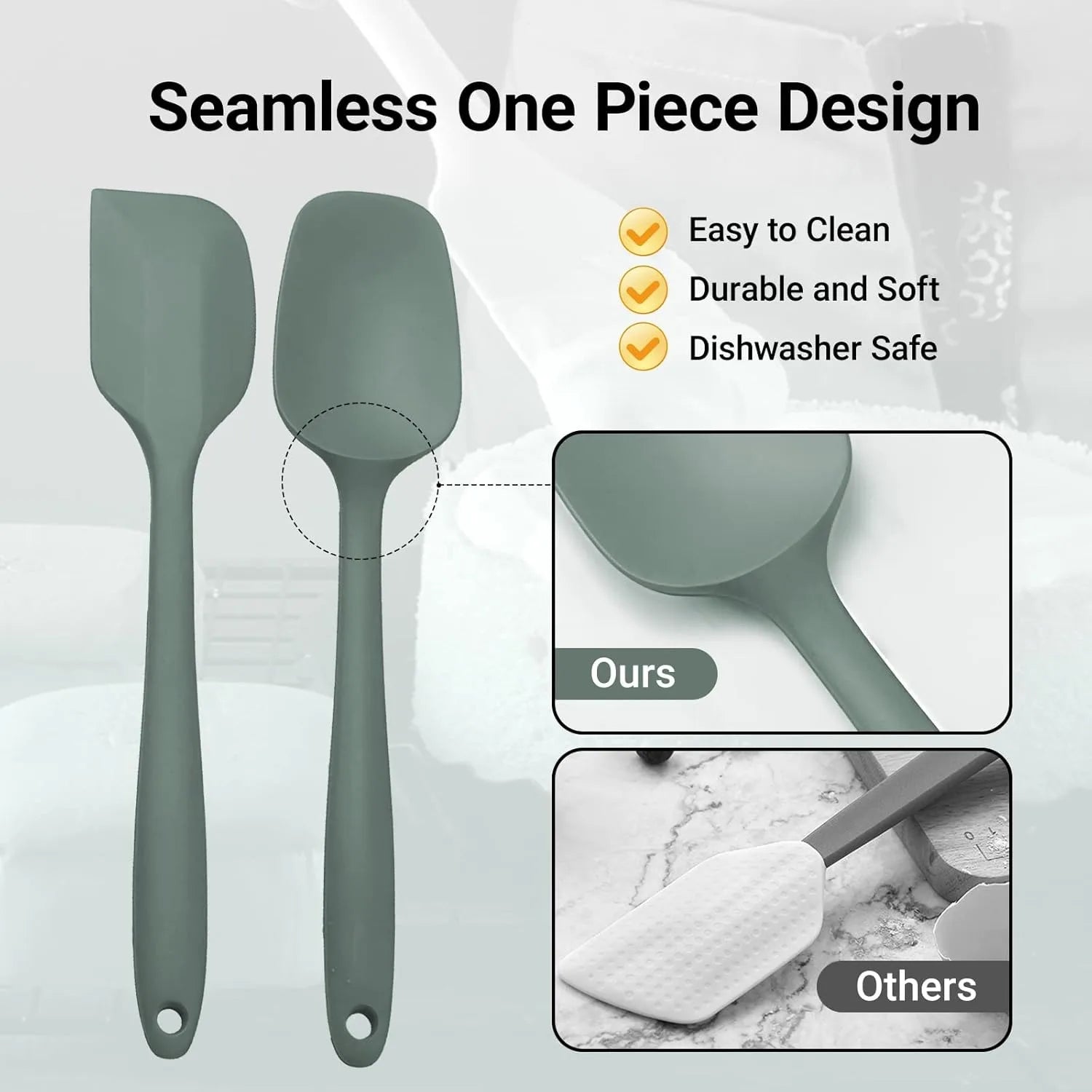 6/9-Piece Silicone Spatula Set