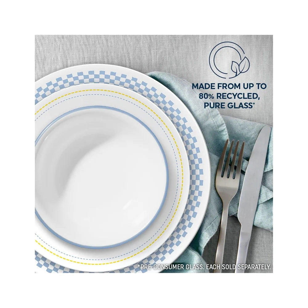 2-Pack 18oz Stackable Glass Bowls – Vintage Inspired