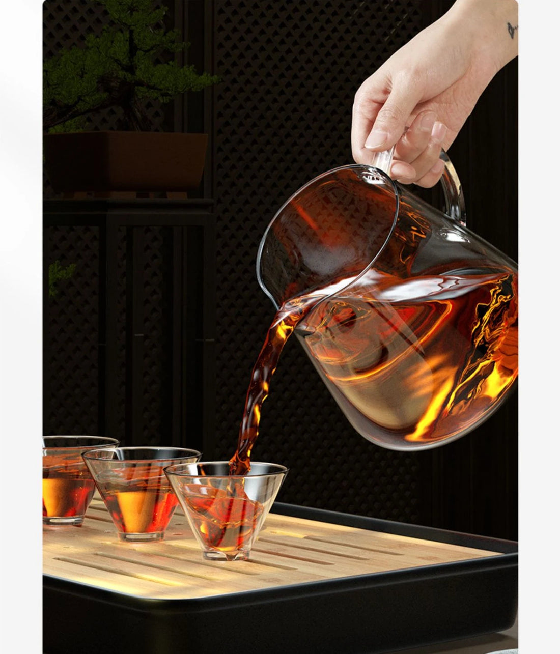 Heat-Resistant Glass Teapot – Stainless Steel Infuser for Tea