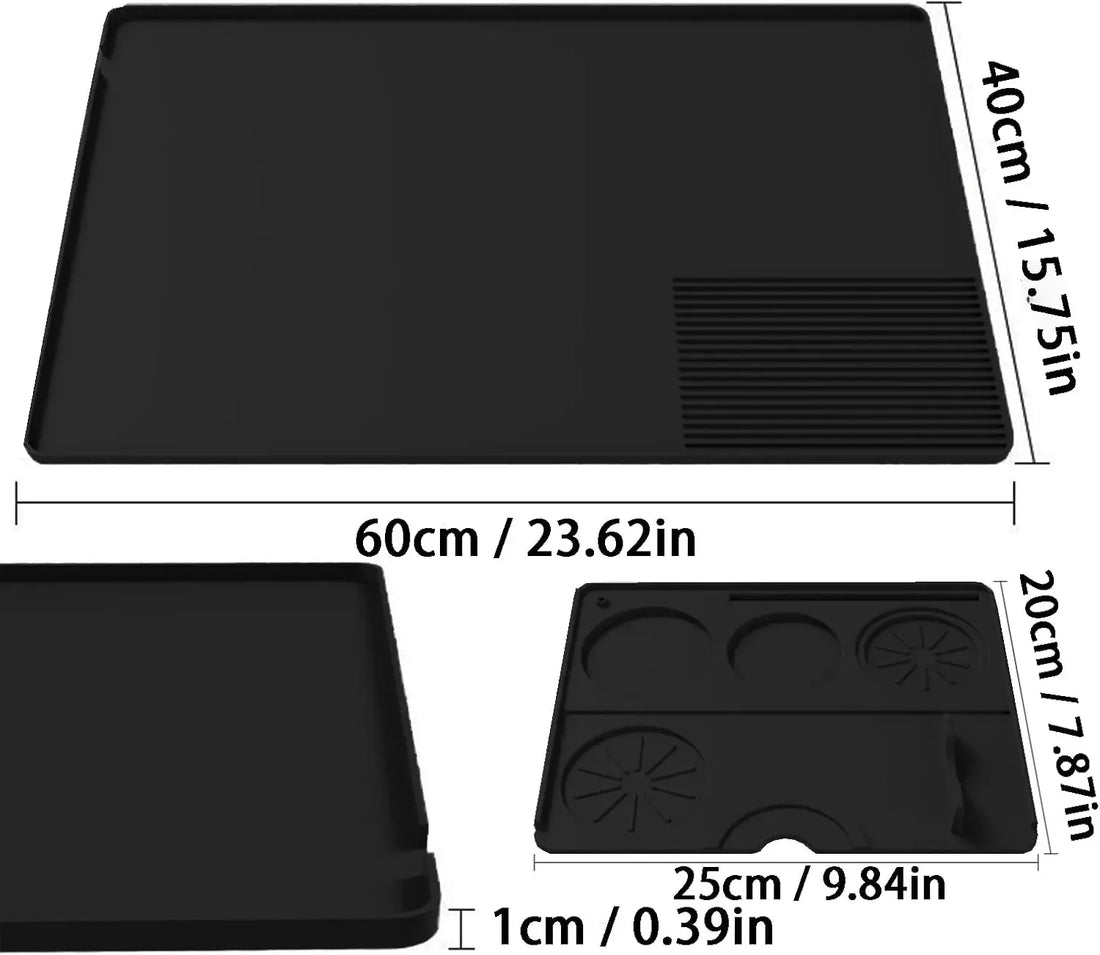 Coffee Machine Silicone Mat – Drain & Insulation Protection Pad