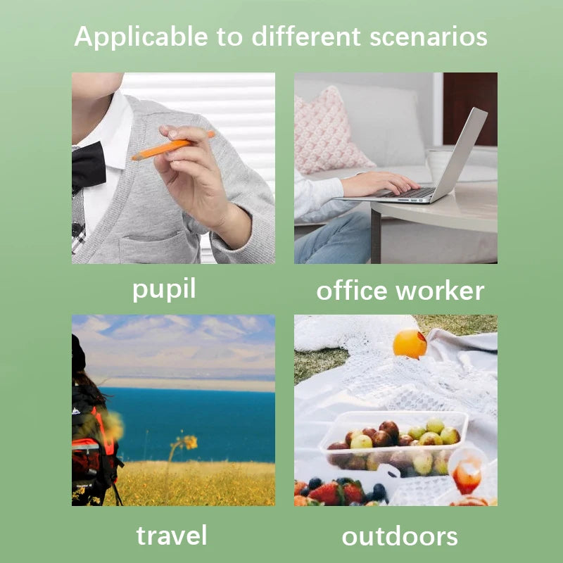 4-Piece Stainless Steel Portable Cutlery Set – Knife, Fork, Spoon & Chopsticks