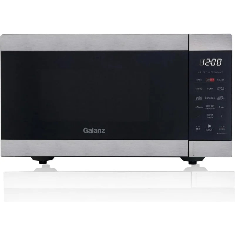 Galanz 0.9 Cu. Ft Air Fry Microwave – Stainless Steel