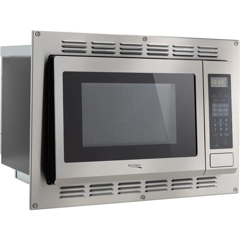 RecPro RV Convection Microwave – 1.1 Cu. Ft. Stainless Steel