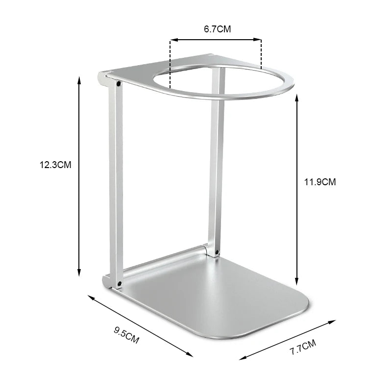 Foldable Coffee Drip Stand – Aluminum Alloy Support for Espresso Machines