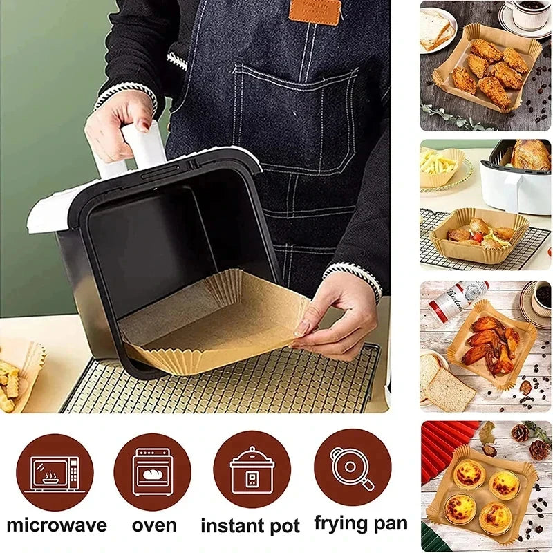 Air Fryer Disposable Baking Paper Sheets