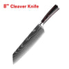 Laser Damascus Kitchen Knife Set – Cleaver, Boning & Scissors