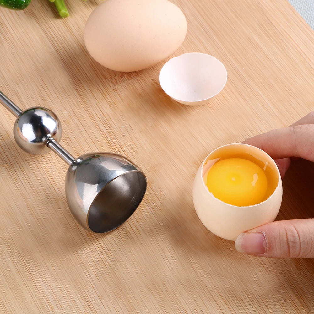 Egg Tools – Stainless Steel Egg Cracker & Topper Opener