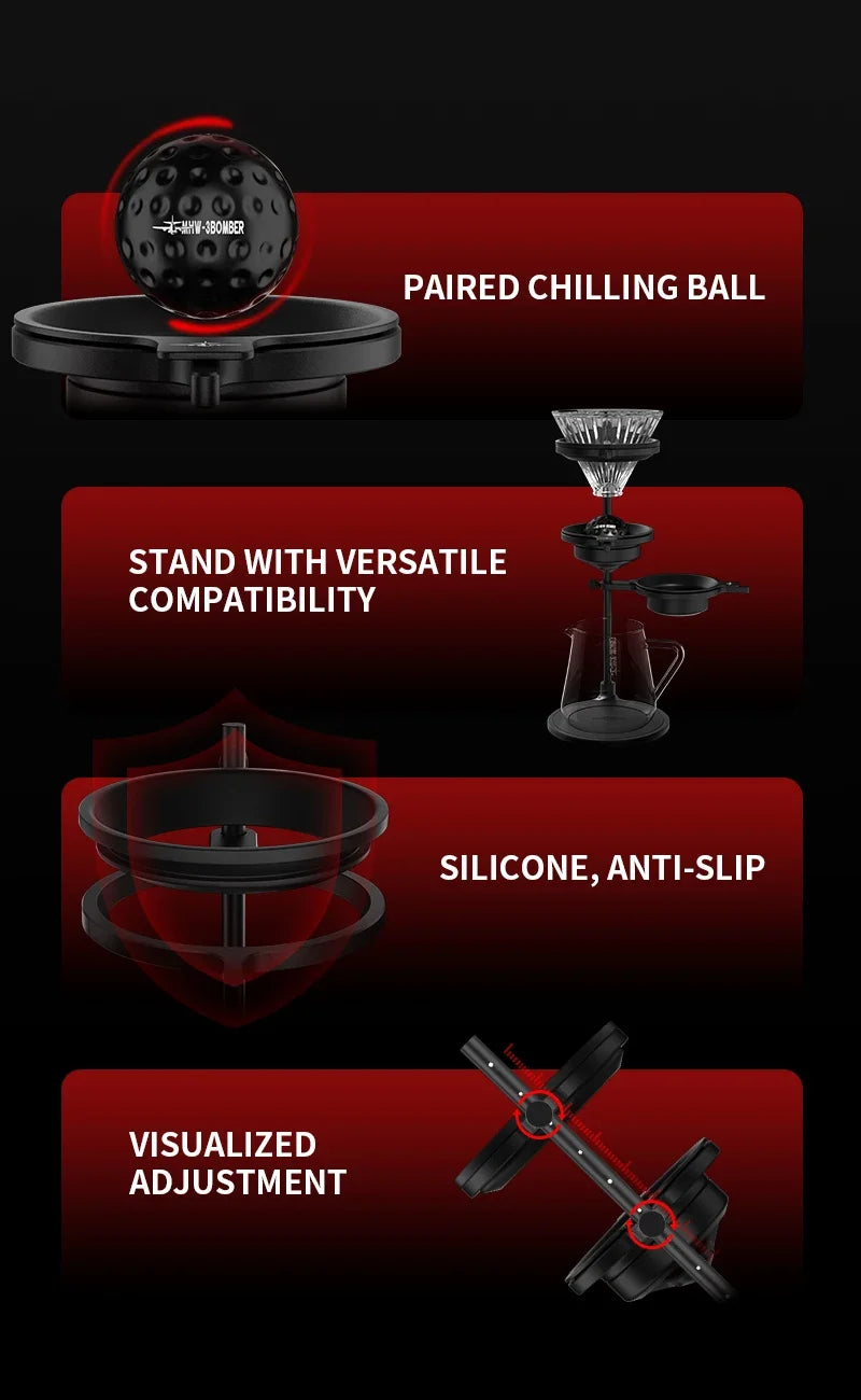 Stainless Steel Coffee Chilling Balls – 2 Pack