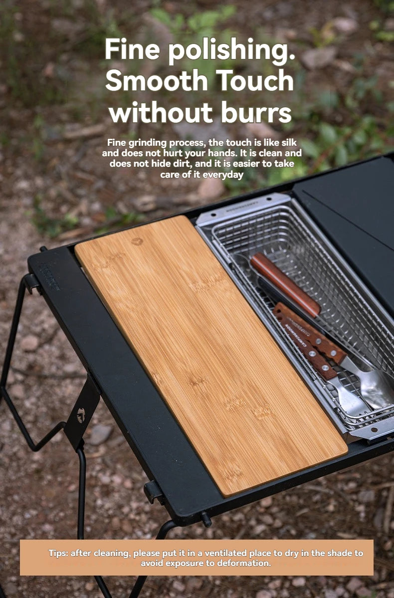 Portable Bamboo BBQ & Serving Board