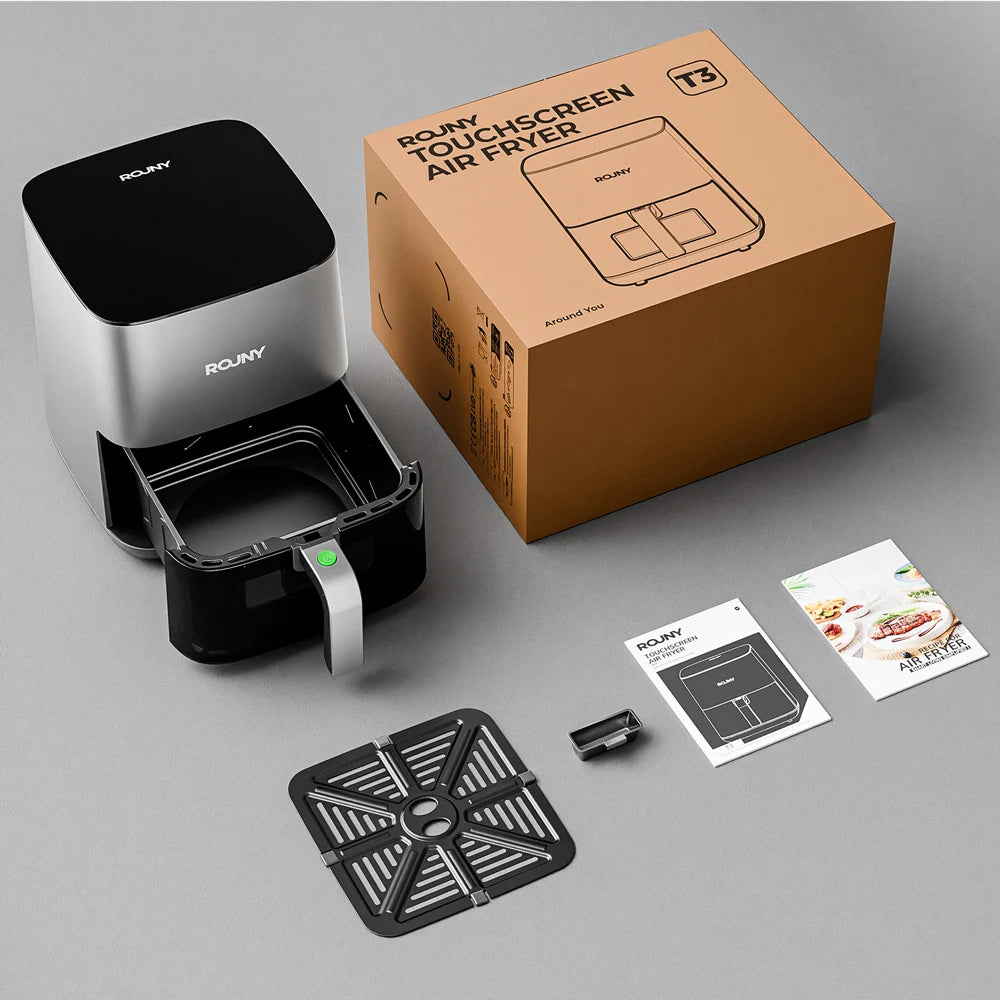 5L Electric Air Fryer – Touch Control, Nonstick Basket & Window