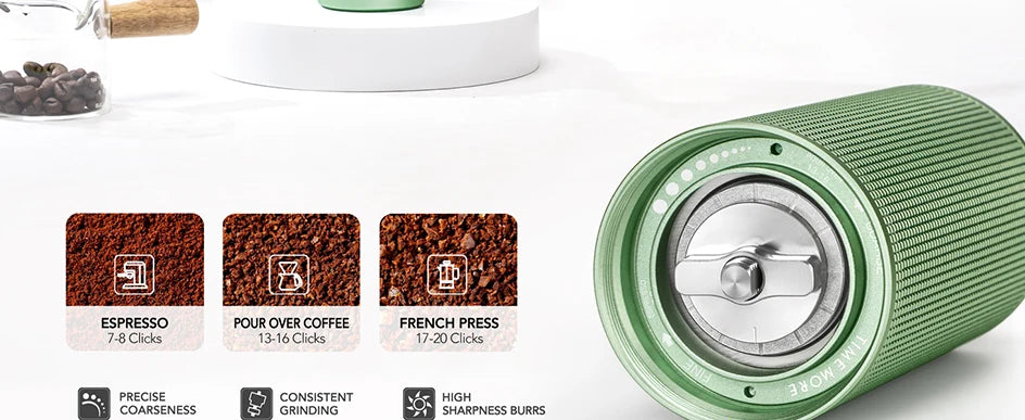 Chestnut C3S/C3ESP Pro Manual Coffee Grinder – Foldable Hand Burr