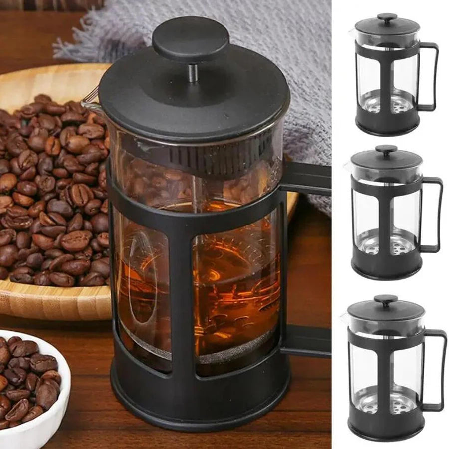 Stainless Steel Tea & Coffee Brewer – Heat-Resistant with Filter