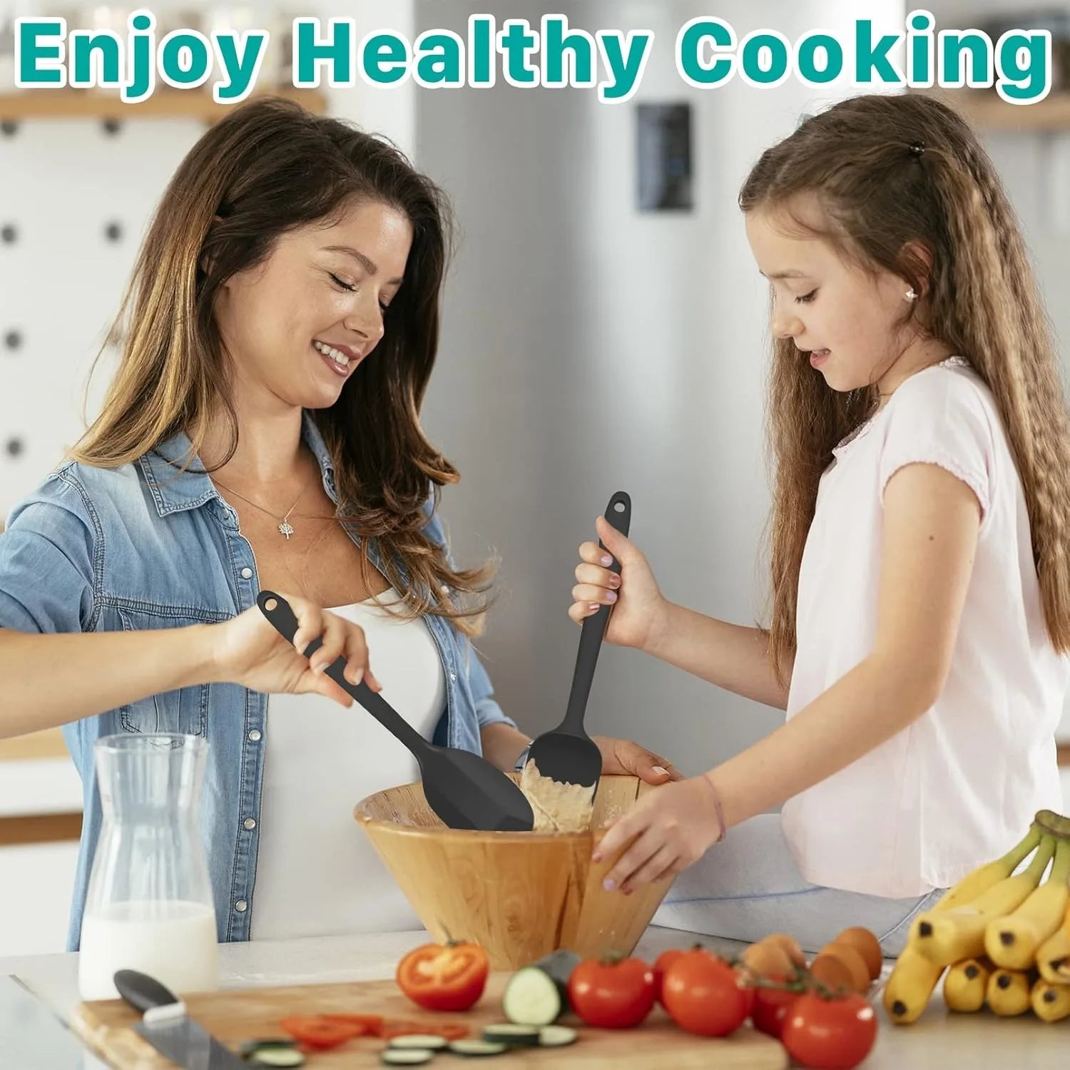 6/9-Piece Silicone Spatula Set