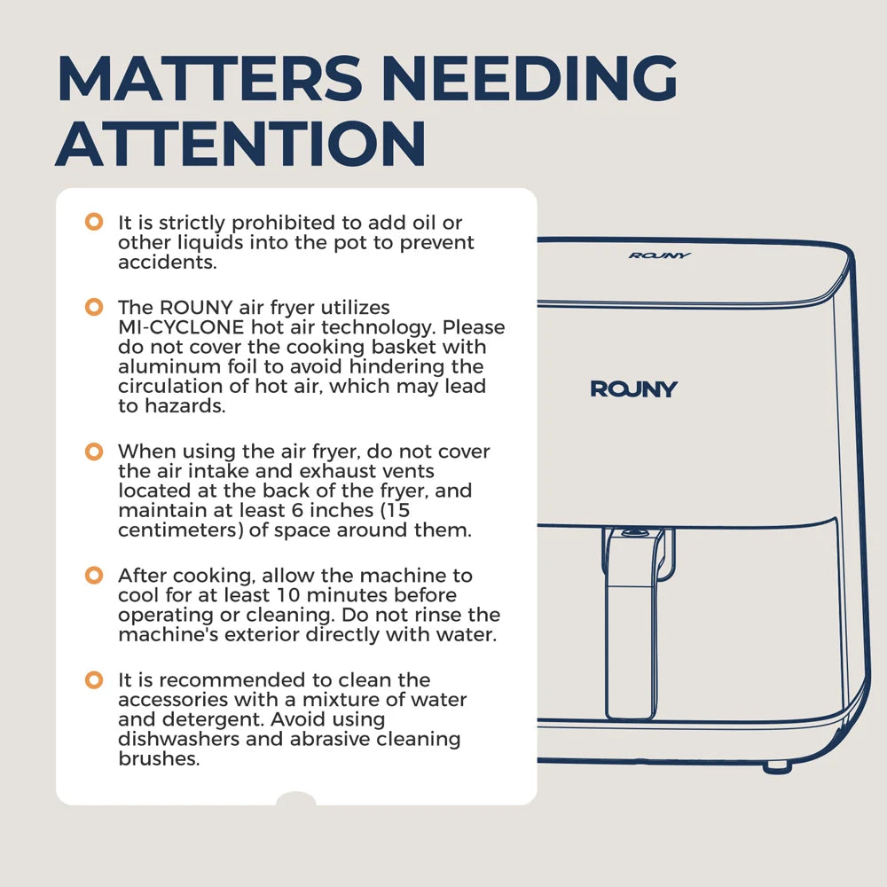 5L Electric Air Fryer – Touch Control, Nonstick Basket & Window