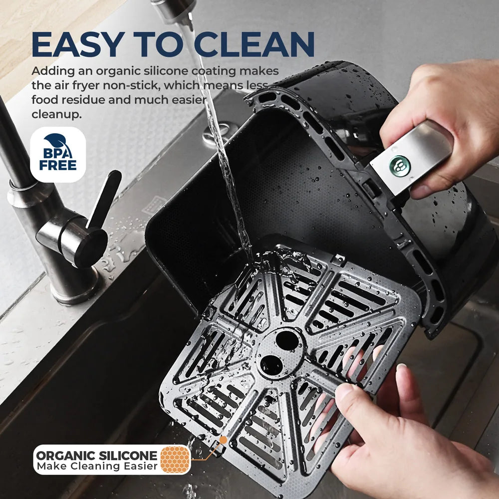 5L Electric Air Fryer – Touch Control, Nonstick Basket & Window