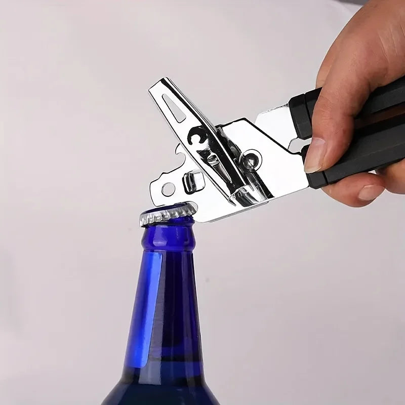 Stainless Steel Multifunctional Manual Can & Bottle Opener