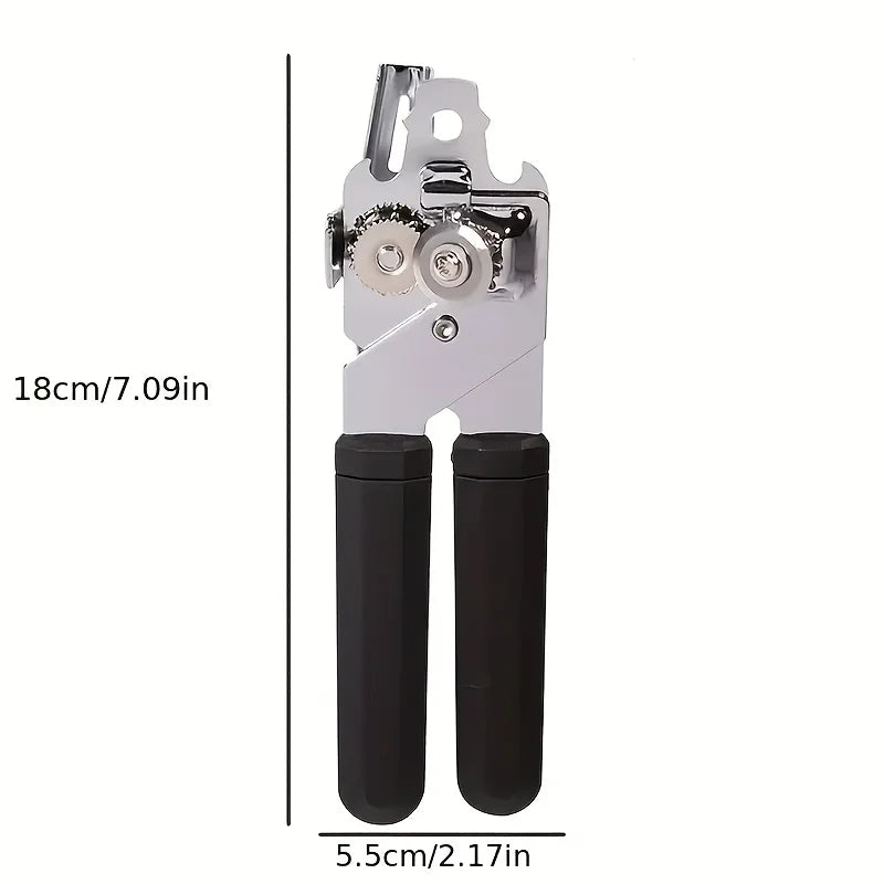Stainless Steel Multifunctional Manual Can & Bottle Opener