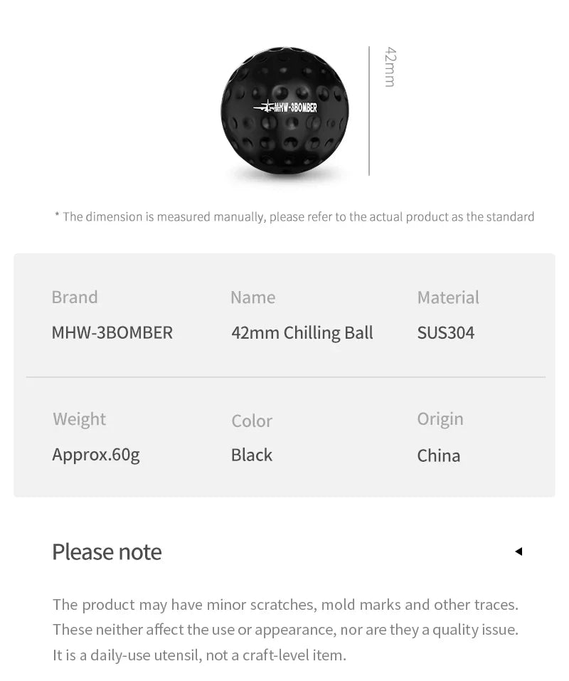 Stainless Steel Coffee Chilling Balls – 2 Pack