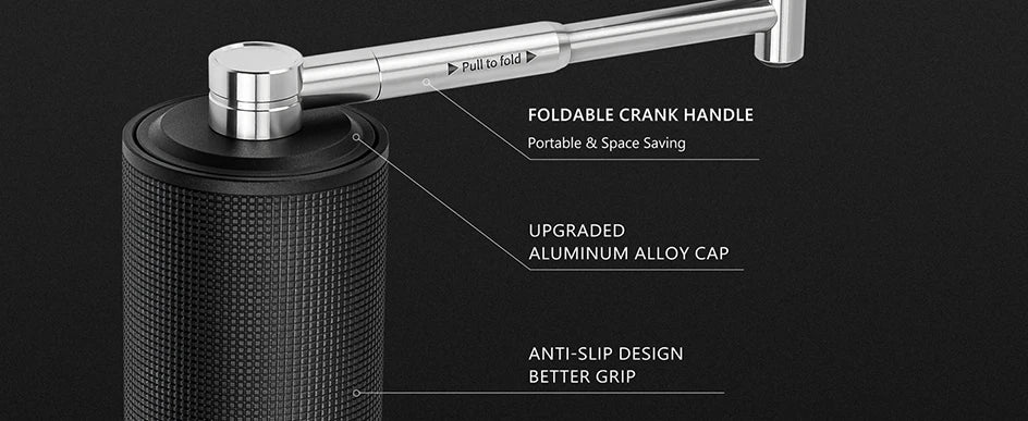 Chestnut C3S/C3ESP Pro Manual Coffee Grinder – Foldable Hand Burr