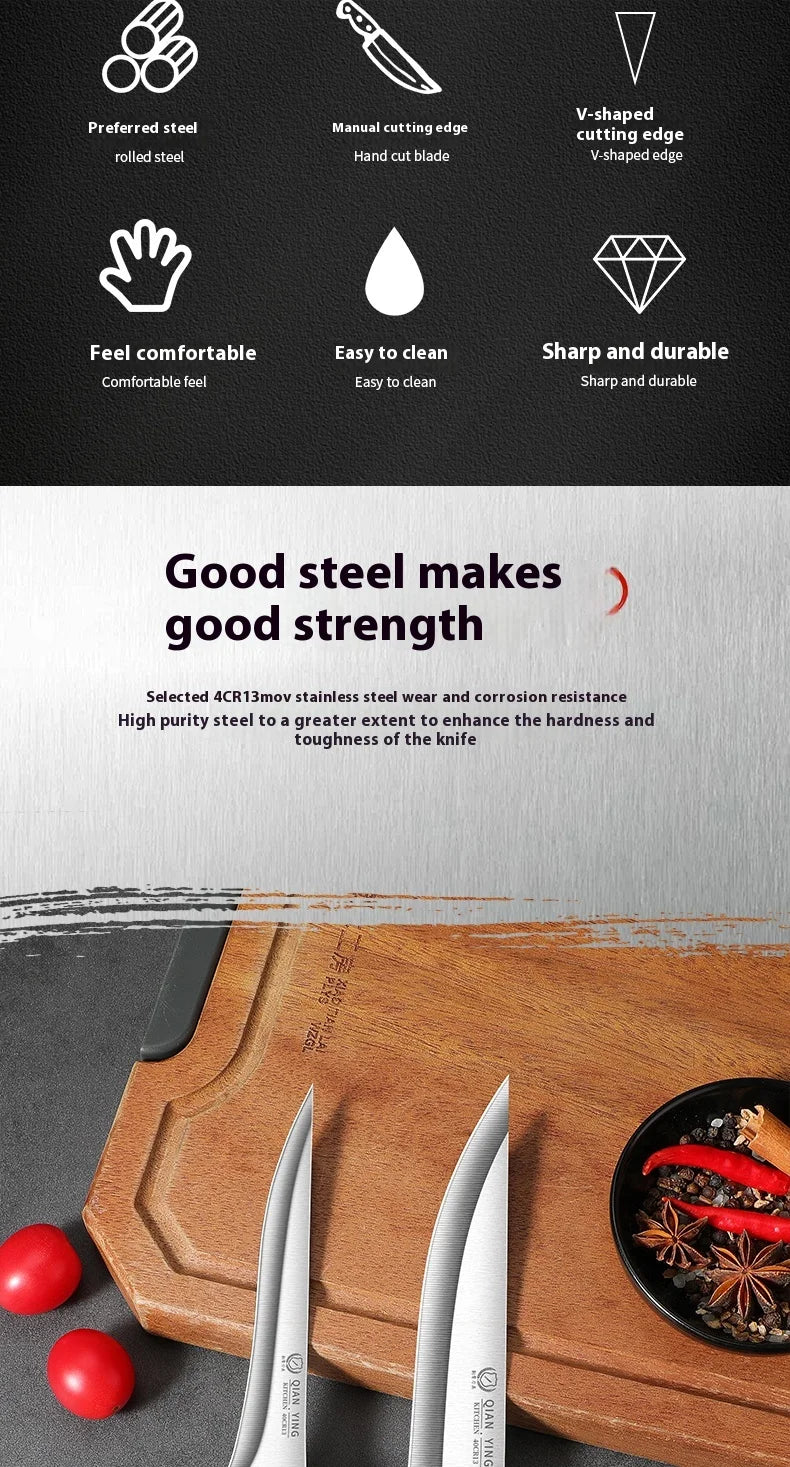 Stainless Steel Fillet & Boning Knife – Professional Chef’s Knife