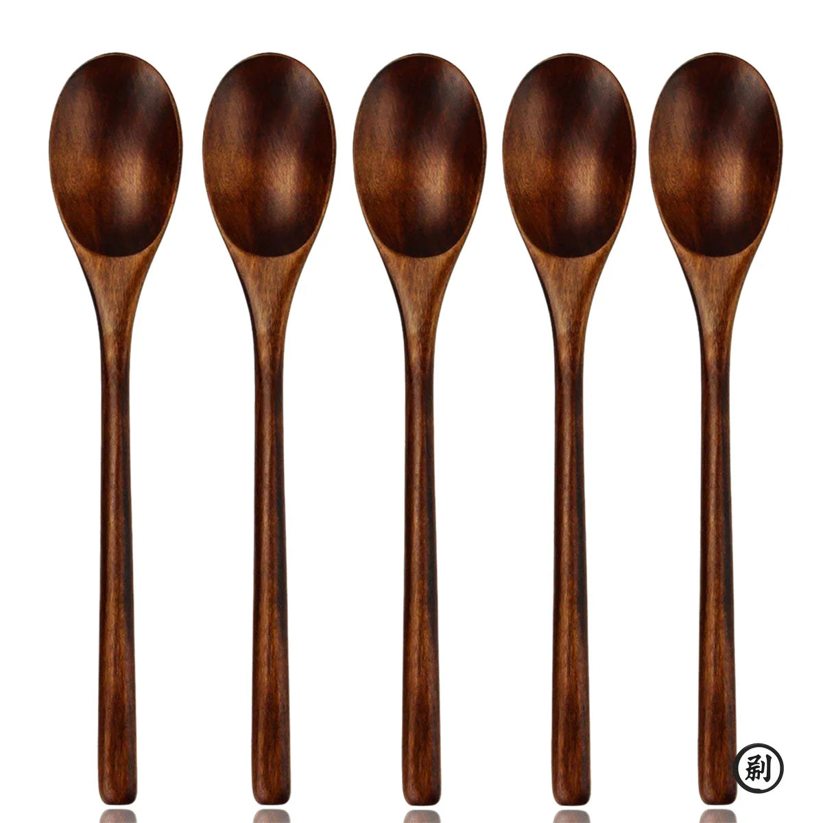 5-Piece Wooden Spoon & Fork Set