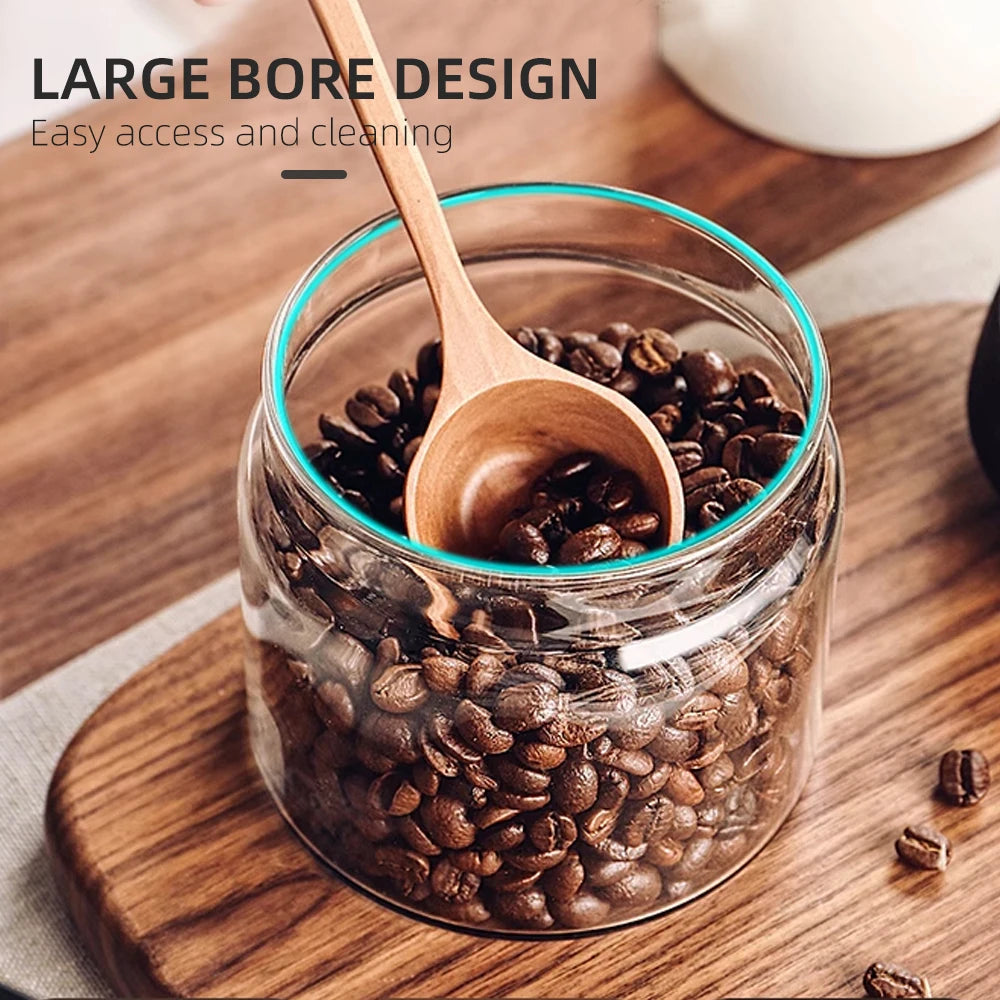 Vacuum Sealed Glass Jar – Coffee, Tea & Food Storage