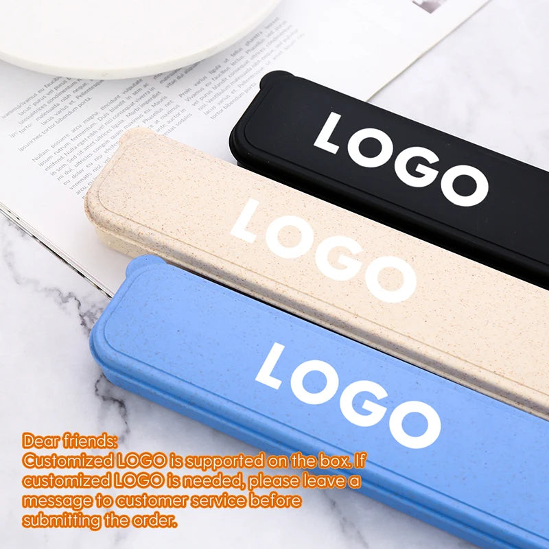 304 Stainless Steel Portable Tableware Set – Knife, Fork & Spoon with Box