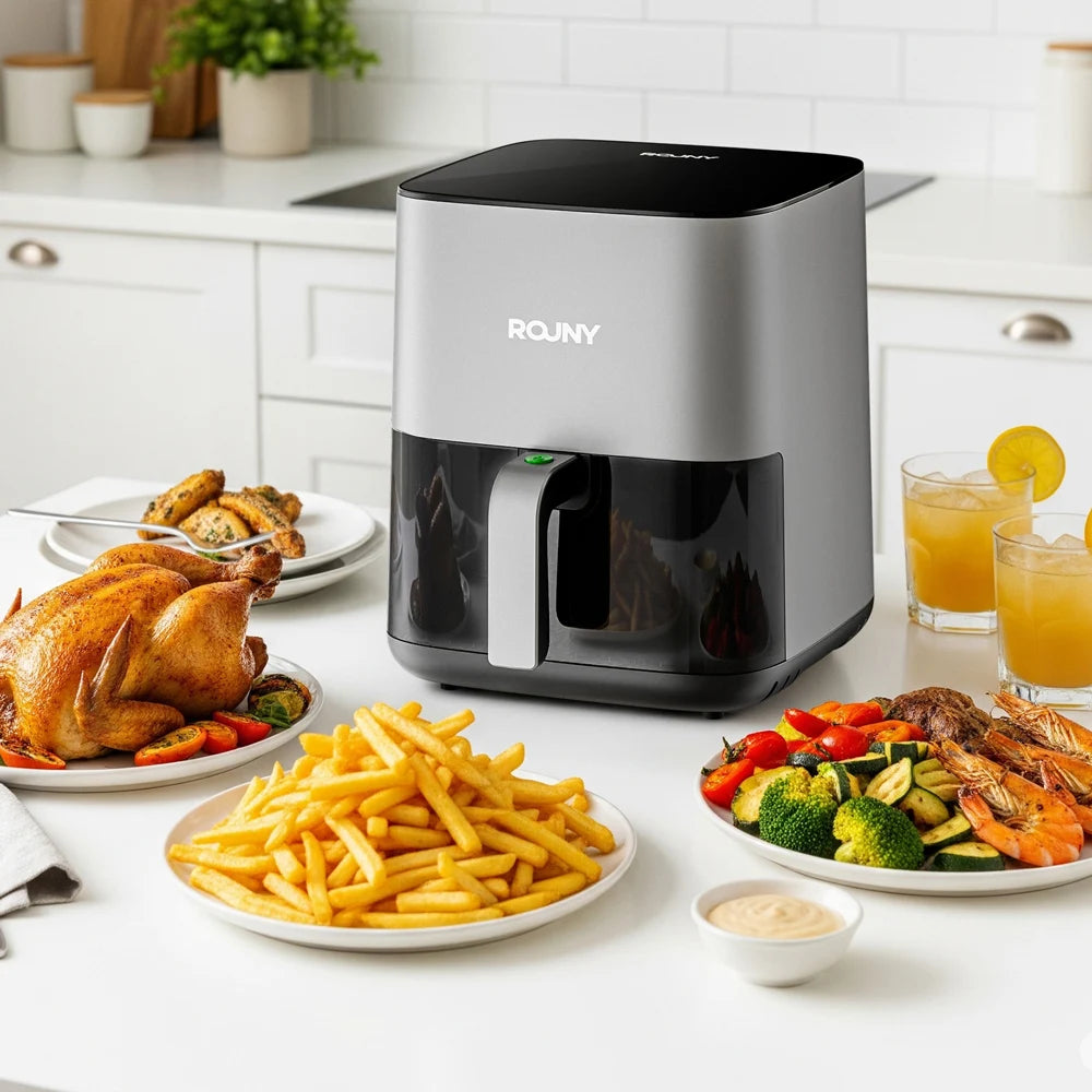 5L Electric Air Fryer – Touch Control, Nonstick Basket & Window