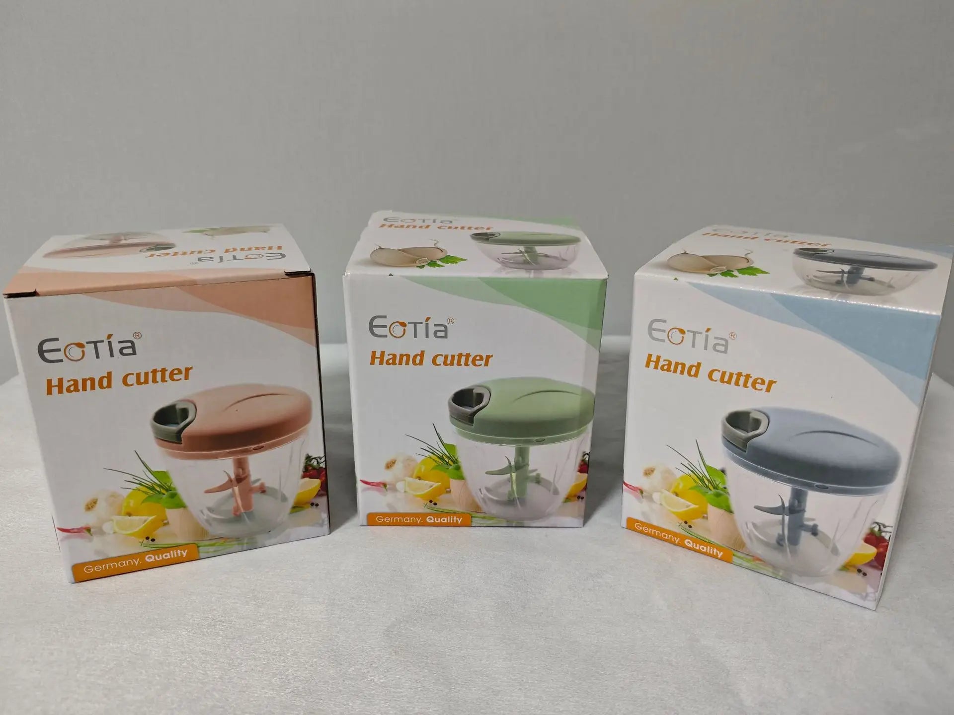 Manual Garlic Chopper & Vegetable Cutter – 900ML Food Processor