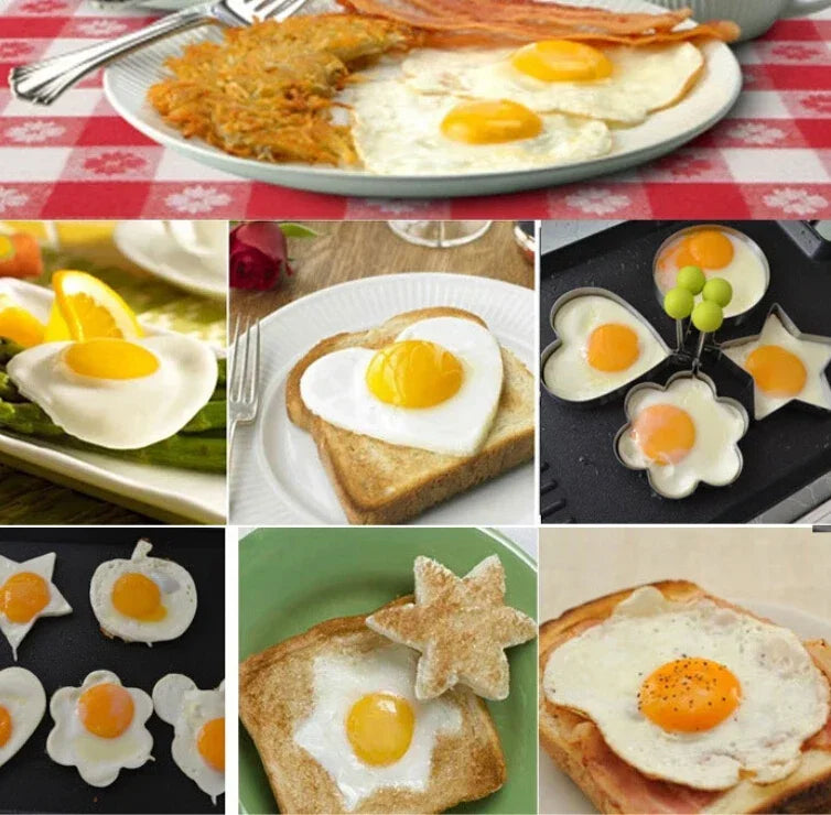 Stainless Steel Heart Egg & Pancake Mold