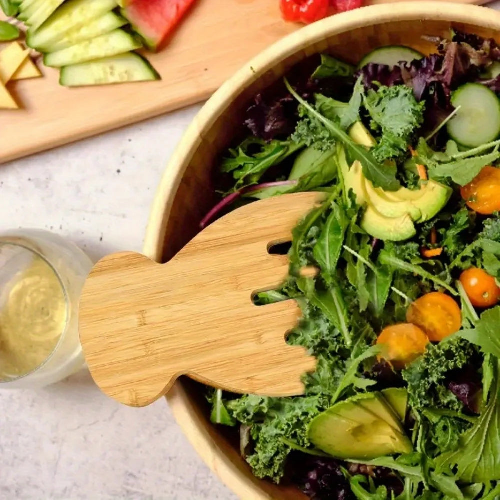 Bamboo Salad Mixing Fork