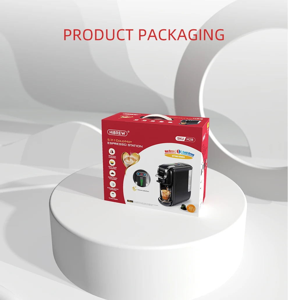 5-in-1 Capsule Coffee Machine – Hot & Cold Coffee, Cappuccino