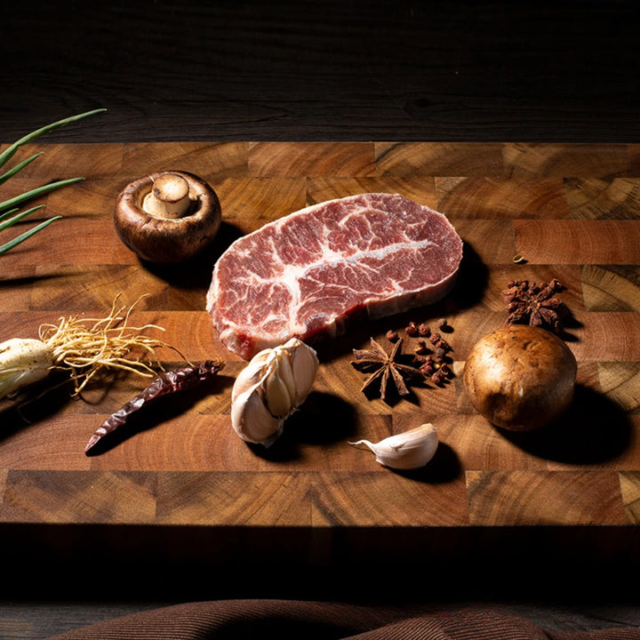 Double-Sided Acacia Wood Cutting Board