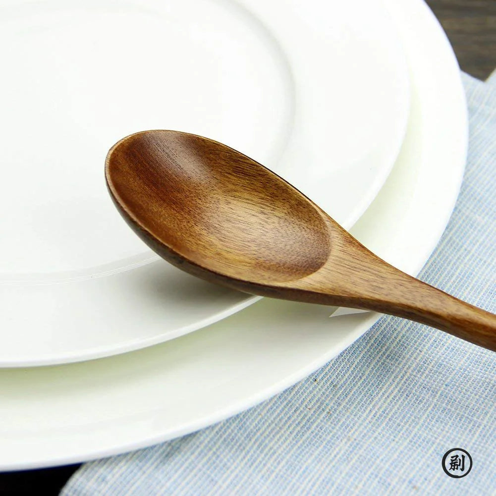 5-Piece Wooden Spoon & Fork Set