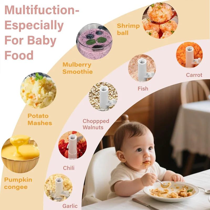 Manual Garlic Chopper & Vegetable Cutter – 900ML Food Processor