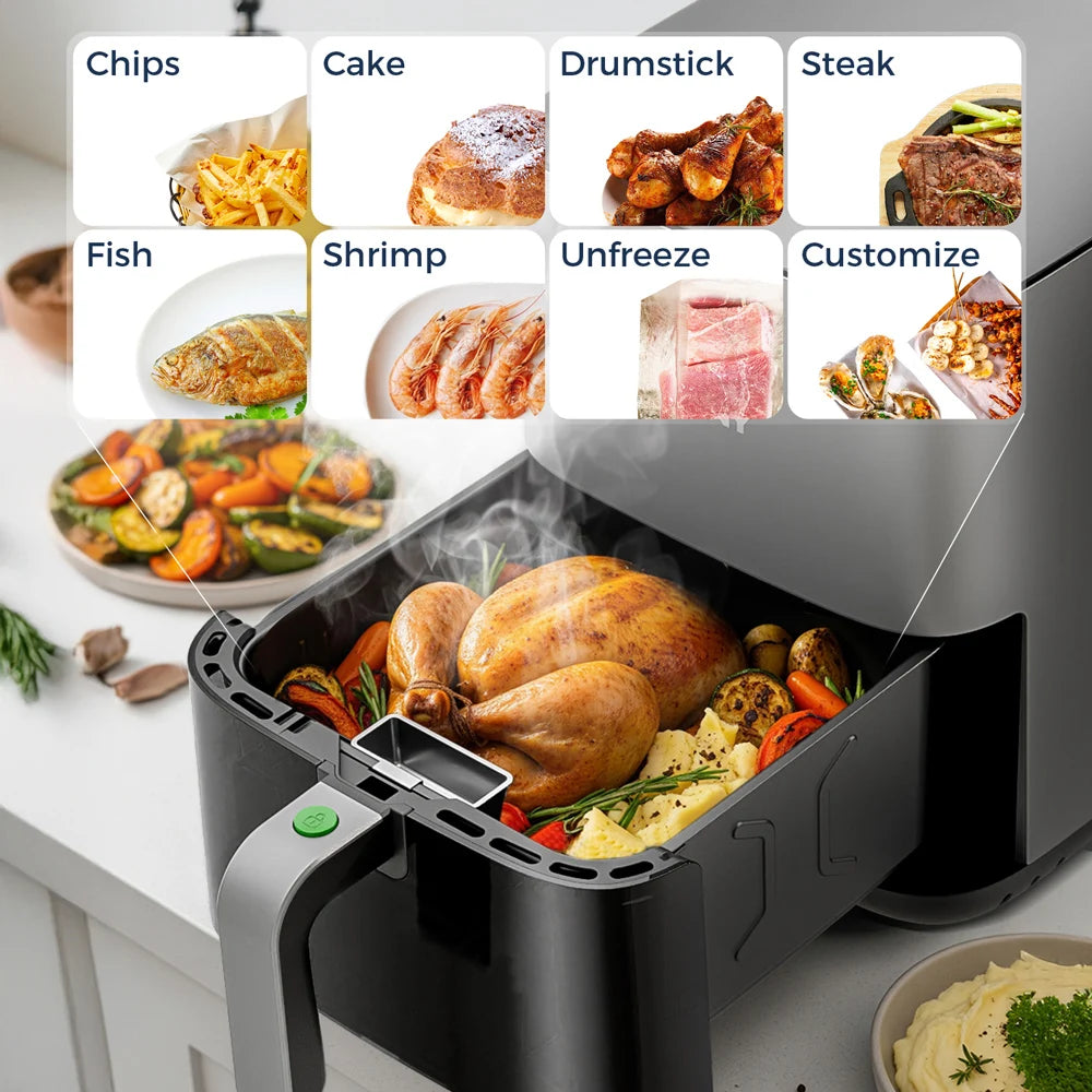 5L Electric Air Fryer – Touch Control, Nonstick Basket & Window