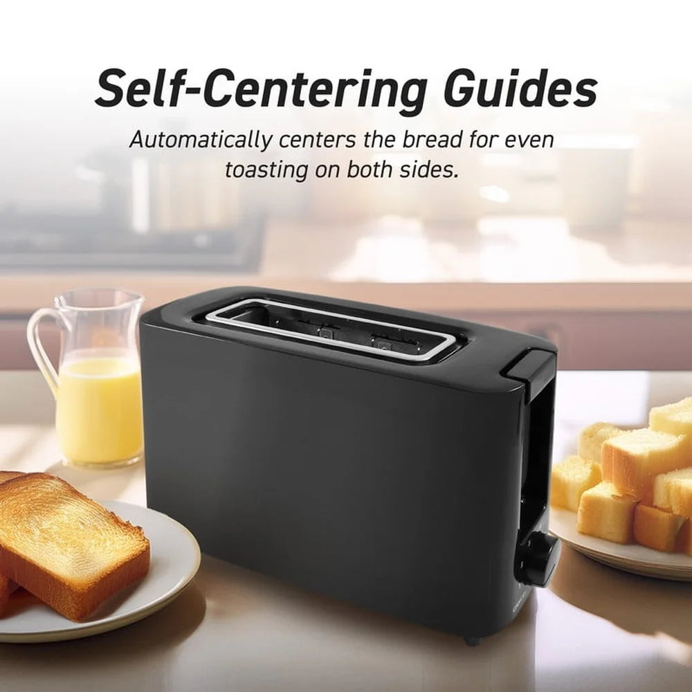 Single-Slice Cool Touch Toaster – 6-Level Adjustable Toasting