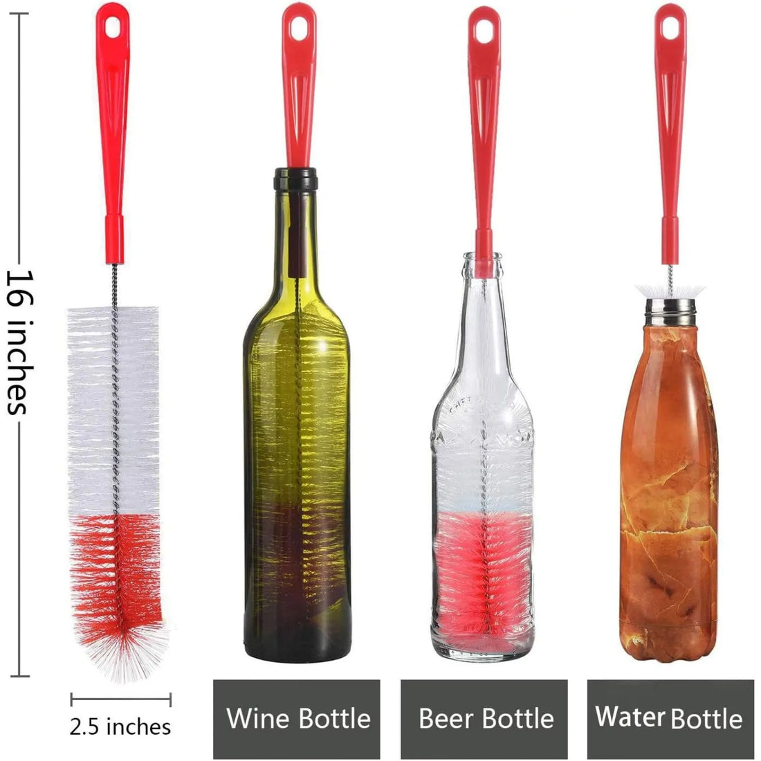 16” Long Bottle Cleaning Brush